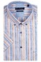 Giordano League Multicolor Stripes Overhemd Oranje-Blauw