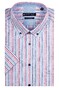 Giordano League Multicolor Stripes Overhemd Rood-Blauw