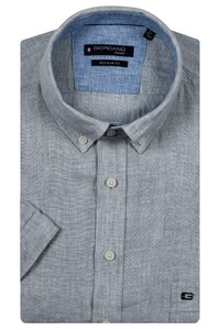 Giordano League Soft Washed Linen Button Down Shirt Grey