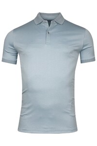 Giordano Lino Liquid Cotton Short Sleeve Polo Pastel Blauw