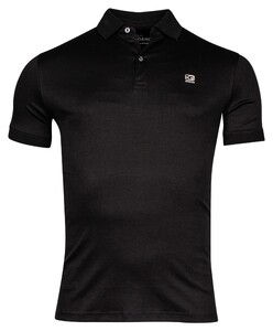 Giordano Lino Liquid Cotton Short Sleeve Polo Zwart