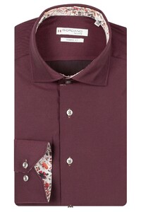 Giordano Locarno Semi Cutaway Two-Ply Plain Twill Overhemd Rood
