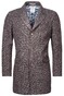 Giordano Long Coat Boucle Look Jas Brown-Multi
