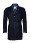 Giordano Long Coat Wool Mix Solid Doubleface Jas Navy