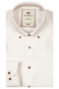 Giordano Loretto Button Down Luxury Pinpoint Dobby Overhemd Wit