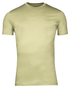 Giordano Luca Crew Neck Uni Color Soft Liquid Cotton T-Shirt Pastel Groen