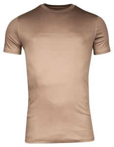 Giordano Luca Liquid Touch Supima Cotton Crew Neck T-Shirt Beige