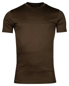 Giordano Luca Liquid Touch Supima Cotton Crew Neck T-Shirt Brown