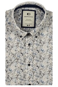Giordano Macerata Bike Pattern Button Down Overhemd Navy