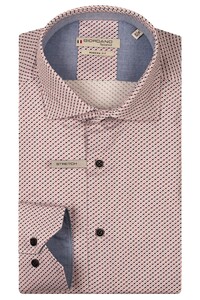 Giordano Maggiore Allover Mini Abstract Graphic Pattern Overhemd Mauve-Multi