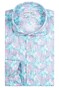 Giordano Maggiore Big Wild Flower Pattern Overhemd Soft Pink-Turquoise