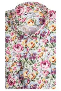 Giordano Maggiore Blurred Flower Fantasy Shirt Pink