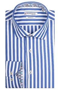 Giordano Maggiore Classic Stripe Overhemd Blauw