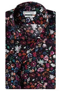Giordano Maggiore Cutaway Floral Design by Liberty Overhemd Zwart