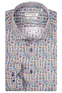 Giordano Maggiore Cutaway Mini Fish Pattern Overhemd Multicolor