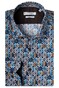 Giordano Maggiore Cutaway Tile Fantasy Poplin Shirt Dark Navy