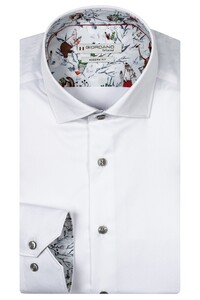 Giordano Maggiore Fantasy Contrast Fine Twill Overhemd Optical White