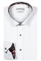 Giordano Maggiore Fine Twill Dark Contrast Overhemd Optical White