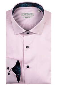 Giordano Maggiore Fine Twill Shell And Fish Contrast Shirt Soft Pink