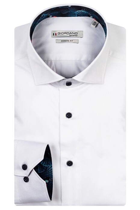 Giordano Maggiore Fine Twill Shell And Fish Contrast Shirt White