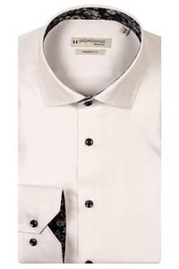 Giordano Maggiore Fine Twill Two-Ply Cotton Semi Cutaway Collar Overhemd Wit
