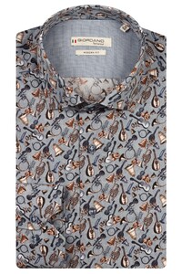Giordano Maggiore Luxury Musical Instruments Overhemd Navy-Multi