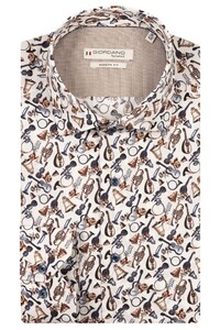 Giordano Maggiore Luxury Musical Instruments Overhemd Optical White-Multi