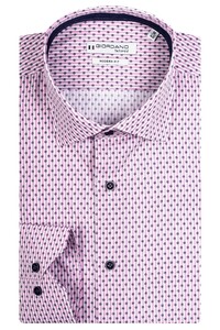 Giordano Maggiore Mini Floral Pattern Stripes Shirt Soft Pink