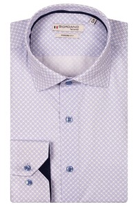 Giordano Maggiore Mini Graphic Pattern Cotton Twill Overhemd Wit