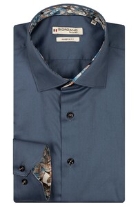Giordano Maggiore Plain Satin Semi Cutaway Collar Overhemd Pastel Blauw