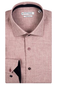 Giordano Maggiore Plain Twill Cotton Wool Colorful Buttons Overhemd Licht Roze
