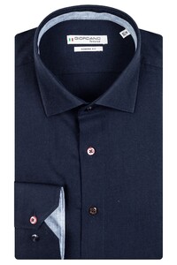Giordano Maggiore Plain Twill Cotton Wool Colorful Buttons Overhemd Navy