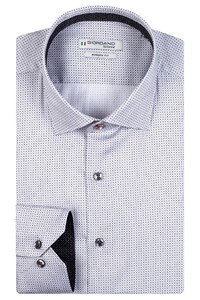 Giordano Maggiore Semi Cutaway Micro Pattern Shirt White