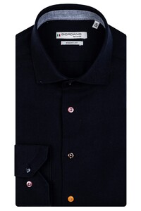 Giordano Maggiore Semi Cutaway Plain Twill Shirt Dark Navy