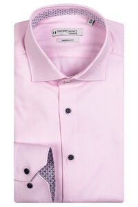 Giordano Maggiore Semi Cutaway Two-Tone Twill Shirt Soft Pink