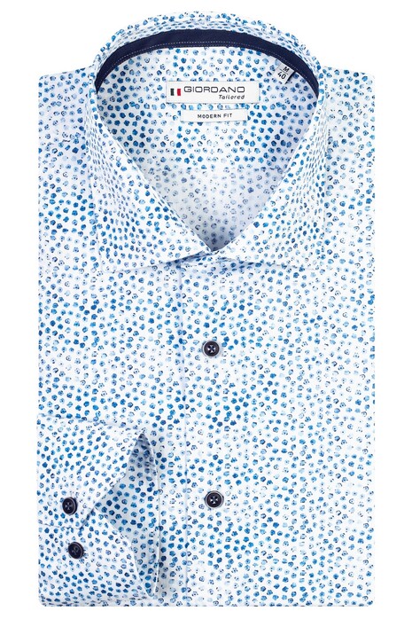 Giordano Maggiore Small Fantasy Dot Pattern Shirt Light Blue