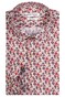 Giordano Maggiore Small Flower Pattern Overhemd Rood-Bruin