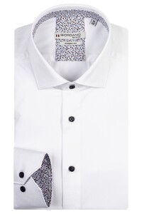 Giordano Maggiore Uni Subtle Contrast Fabric Shirt White