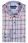 Giordano Multi Check Ivy Button Down Shirt Soft Coral-Blue-Taupe