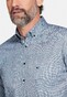 Giordano Multi Micro Fantasy Tiles Pattern Ivy Button Down Shirt Bright Blue