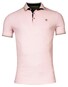 Giordano Multicontrast Uni Color Piqué Solid Micro Texture Polo Roze