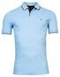 Giordano Nico Signature Polo Piqué Solid Color Denim Blue