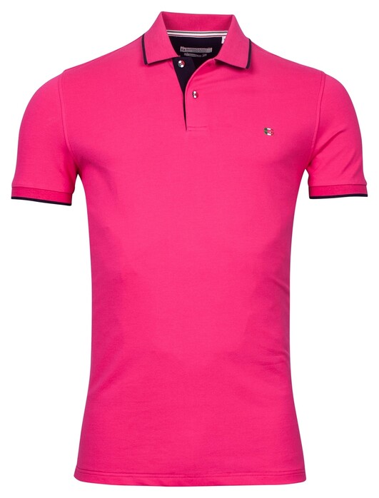 Giordano Nico Signature Polo Piqué Solid Color Fuchsia