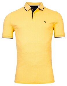 Giordano Nico Signature Polo Piqué Solid Color Geel