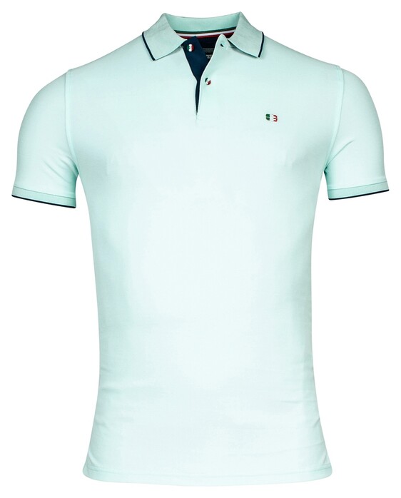 Giordano Nico Signature Polo Piqué Solid Color Licht Groen