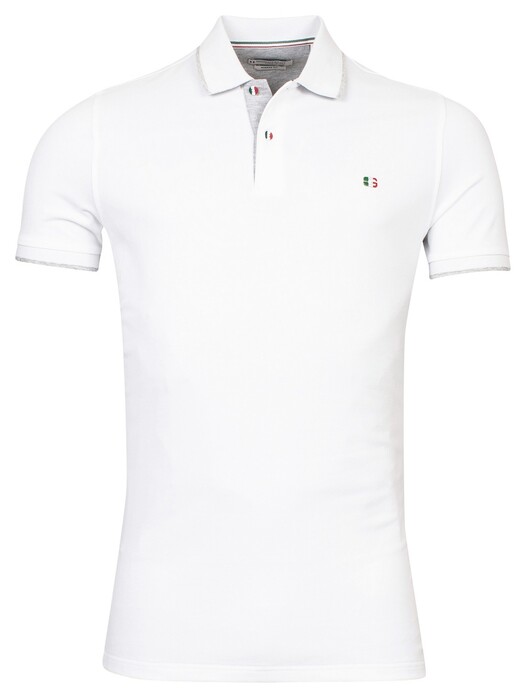 Giordano Nico Signature Polo Piqué Solid Color Optical White