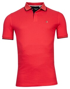 Giordano Nico Signature Polo Piqué Solid Color Rood