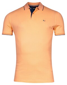 Giordano Nico Signature Polo Piqué Solid Color Zalm