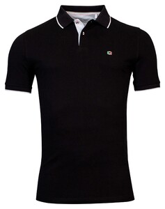 Giordano Nico Signature Polo Solid Piqué Poloshirt Black