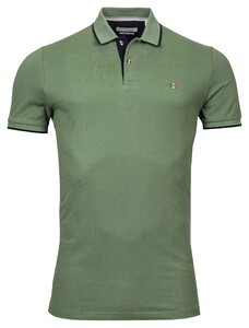 Giordano Nico Signature Uni Piqué Cotton Solid Poloshirt Green